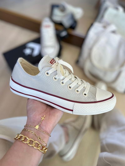 All Star beige con bordo