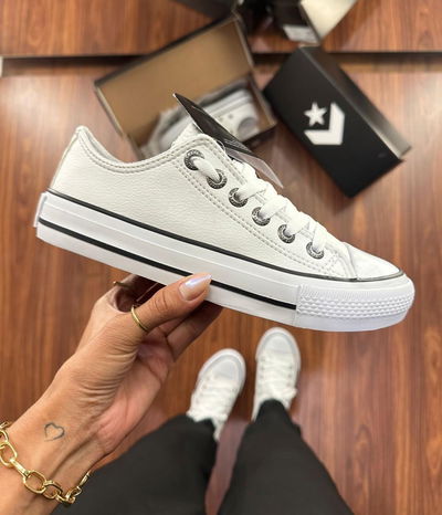 All Star ecocuero blanca