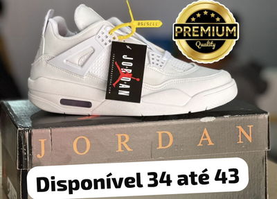 Nike Jordan retro 4 total white