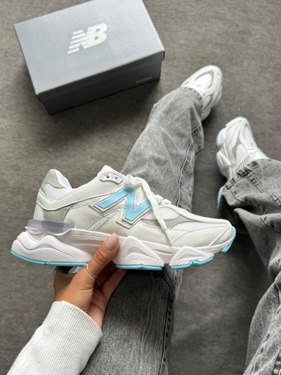 New Balance 9060 gris y azul celeste