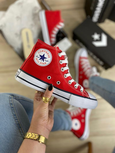 Chuck Taylor rojas importadas 