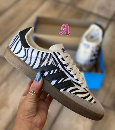 Adidas Samba animal print cebra 