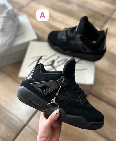 Nike Jordan retro 4 negras total black 