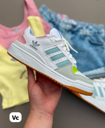 Adidas Forum blanca multicolor 