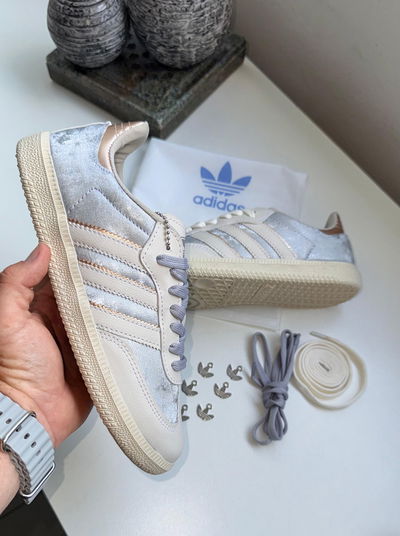 Adidas Samba metalizado 