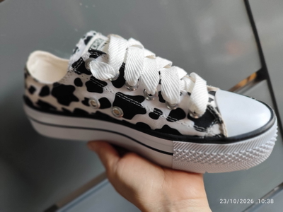 Converse All Star con plataforma animal print 