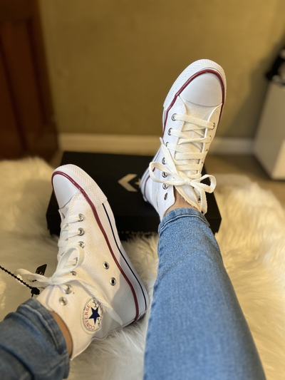 Botitas converse blancas