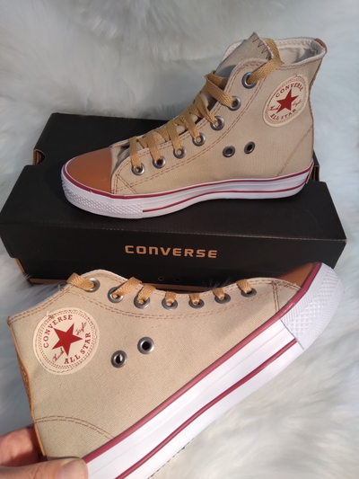 Botitas converse beige