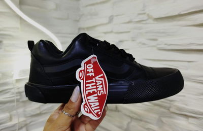 Zapatillas Vans KNU negras de ecocuero