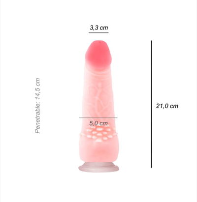 DILDO CLITERIFIC CYBER SKIN VENTOSA