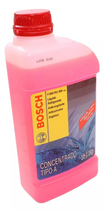 Liquido Bosch Refrigerante Organico Rojo Ford Fiat 1l Bosch