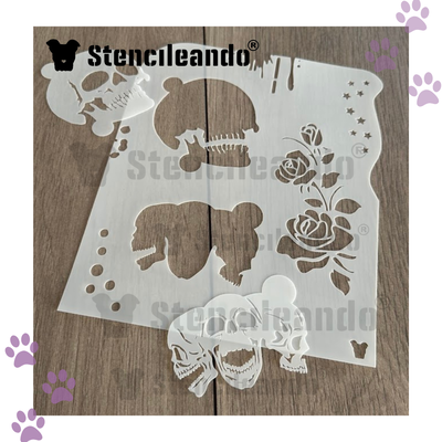 Stencils reutilizables Aerografia