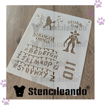 Stencils reutilizables Aerografia