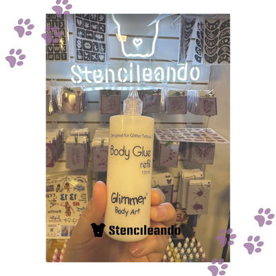 Pegamento para glitter tattoo / Prosteticos / gemas Glimmer body art 