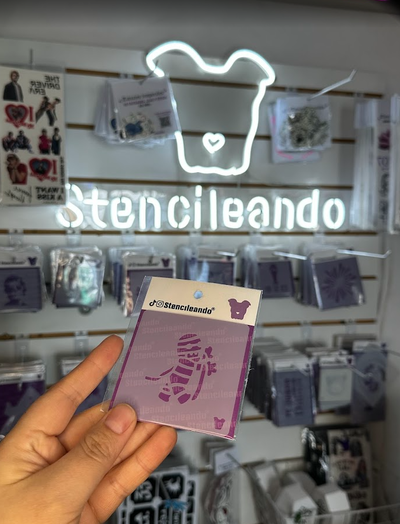 Stencil reutilizable momia 7x7cm