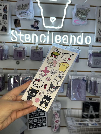 Tatuajes temporales sanrio 20x9cm