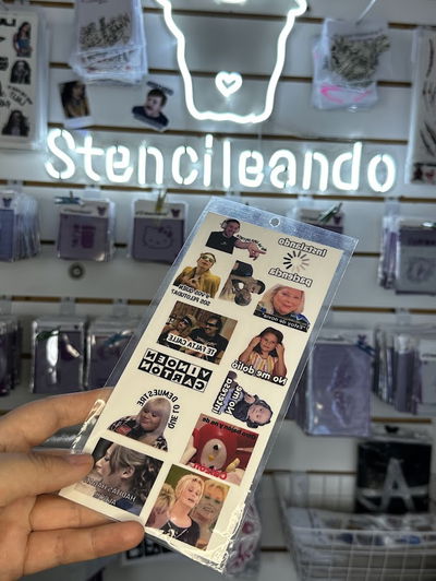 Tatuajes temporales meme 20x9cm