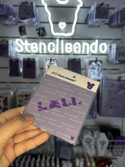 Stencil reutilizable Lali 10x10cm