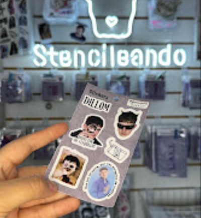 Dillom plancha stickers troquelados