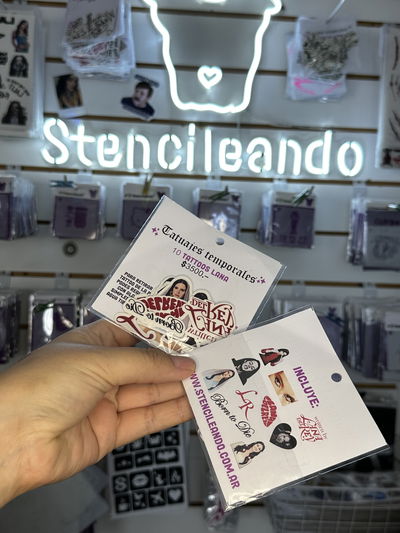 Tatuajes temporales de Lana