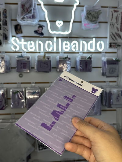 Stencil reutilizable Lali 10x15cm