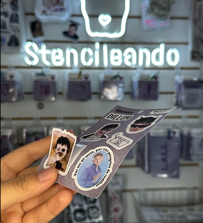 Dillom plancha stickers troquelados