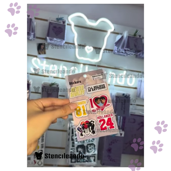 Heated Rivalry plancha stickers