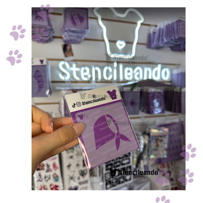 Stencil reutilizable Pañuelo madres 7x7cm