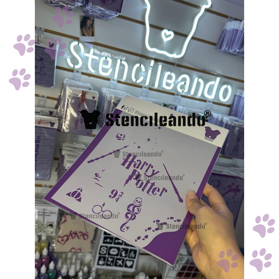 Stencils reutilizables Aerografia Harry Potter