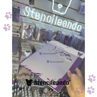 Stencils reutilizables Aerografia zombie