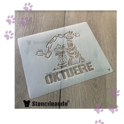 Stencils reutilizables Oktubre patricio rey y sus redinditos de ricota los redondos