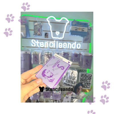 Stencil reutilizable Leandro Paredes 10x7cm