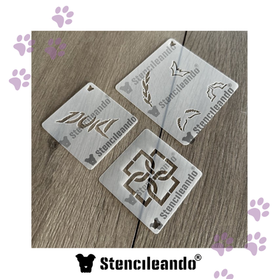 Set stencil reutilizables Duki