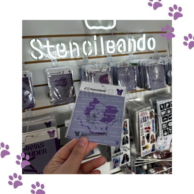 Stencil reutilizable Payaso Lali 