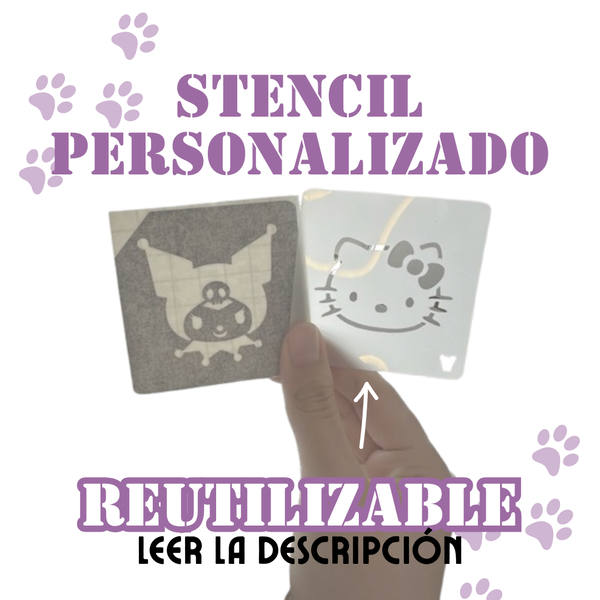 Stencil reutilizable personalizado