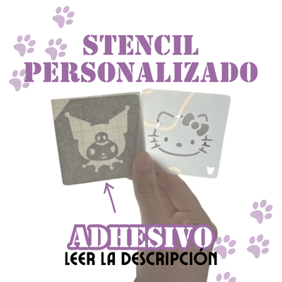 Stencil adhesivo personalizado