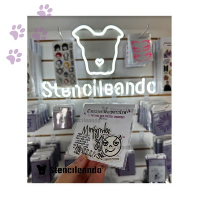 Tatuajes temporales Neo Pistea rostro