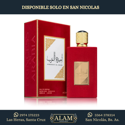 LATTAFA - ASDAAF AMEERAT AL ARAB (VERMELHO) EDP 100ML FEM