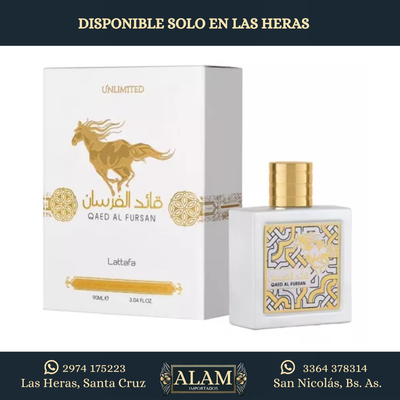 LATTAFA - QAED AL FURSAN UNLIMITED (BRANCO) 90ML