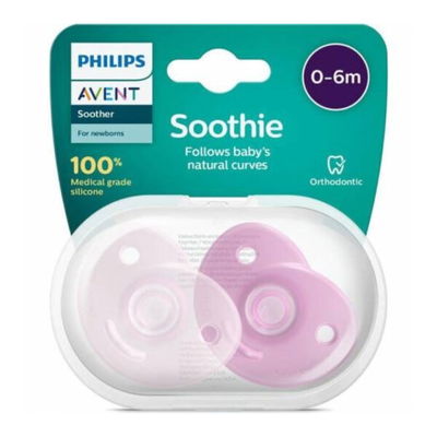 AVENT SCF099/22 CHUPETE SOOTHIE X2 (0-6M) NENA