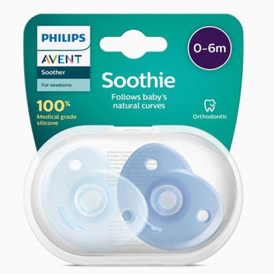 AVENT SCF099/21 CHUPETE SOOTHIE X2 (0-6M) NENE