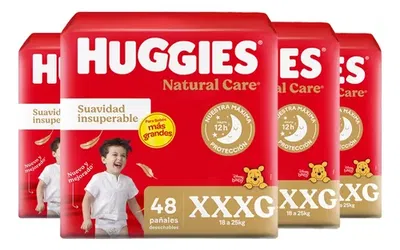 HUGGIES NATURAL CARE  M G XG XXG XXXG