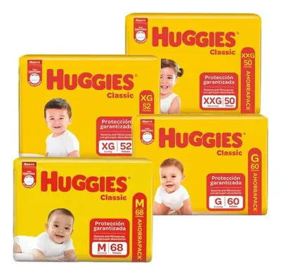 HUGGIES CLASIC TALES M G XG XXG XXXG