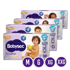 BABYSEC PREMIUM TALLES M G XG XXG