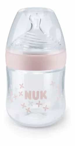 NUK - MAMADERA NATURE SENSE 150ML ROSA/BLANCA