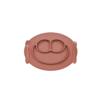 Plato de silicona + Cubiertos - Mini Feeding Set de EZPZ