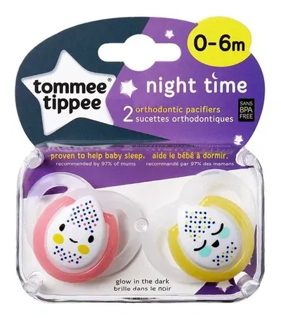 TOMMEE TIPPEE – Chupetes Night Time 0-6m