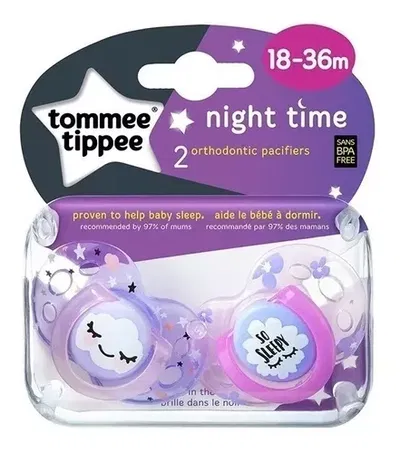 TOMMEE TIPPEE – Chupetes Night Time 0-6m