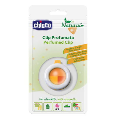 CHICCO CLIP CON CITRONELA ANTI – MOSQUITOS X1 UNIDAD