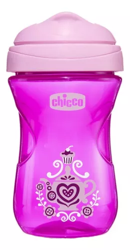 Chicco Easy Cup color verde y rosa de 266mL
